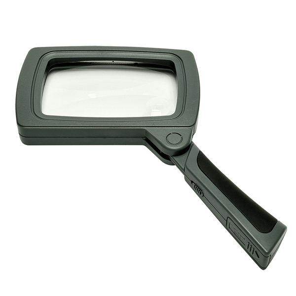 Sundo Lente d’ingrandimento a mano con LED quadrata