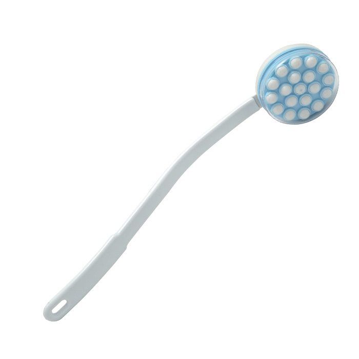 Sundo lotion-creamer manico 44 cm bianco/blu applicatore per crema e massaggio