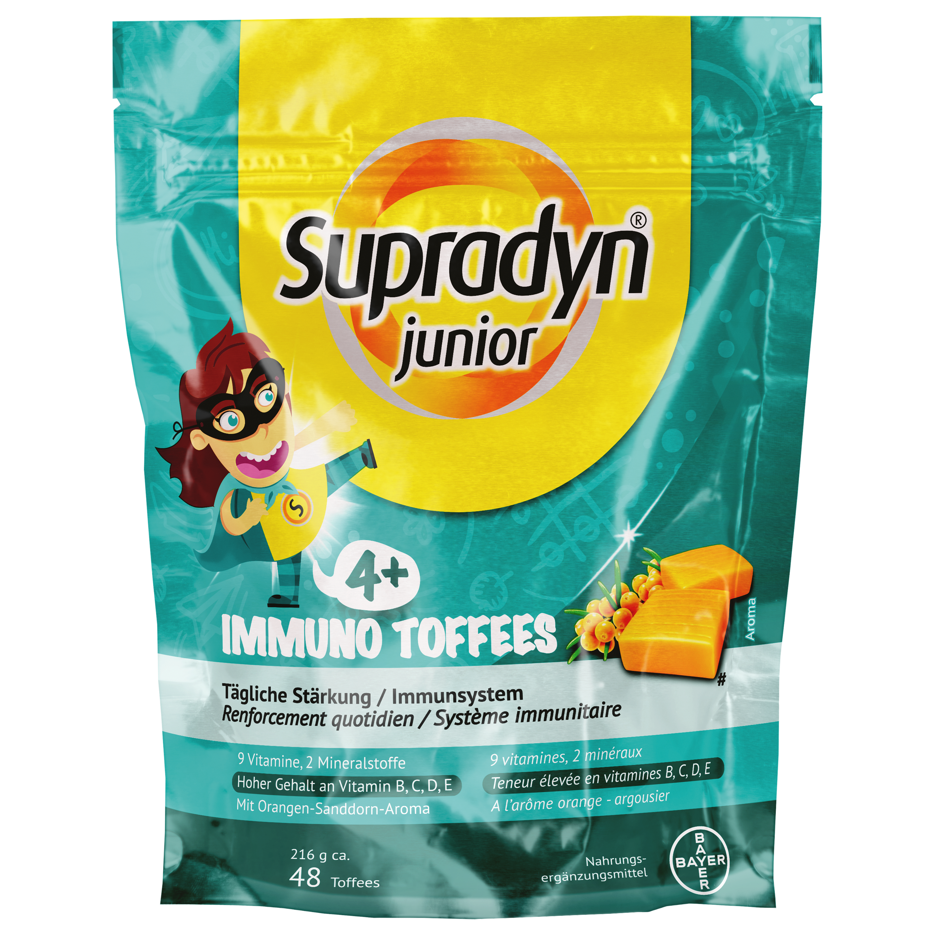 Supradyn junior immuno Toffees Btl 48 Stk | Nahrungsergänzung | Vitamine & Prävention