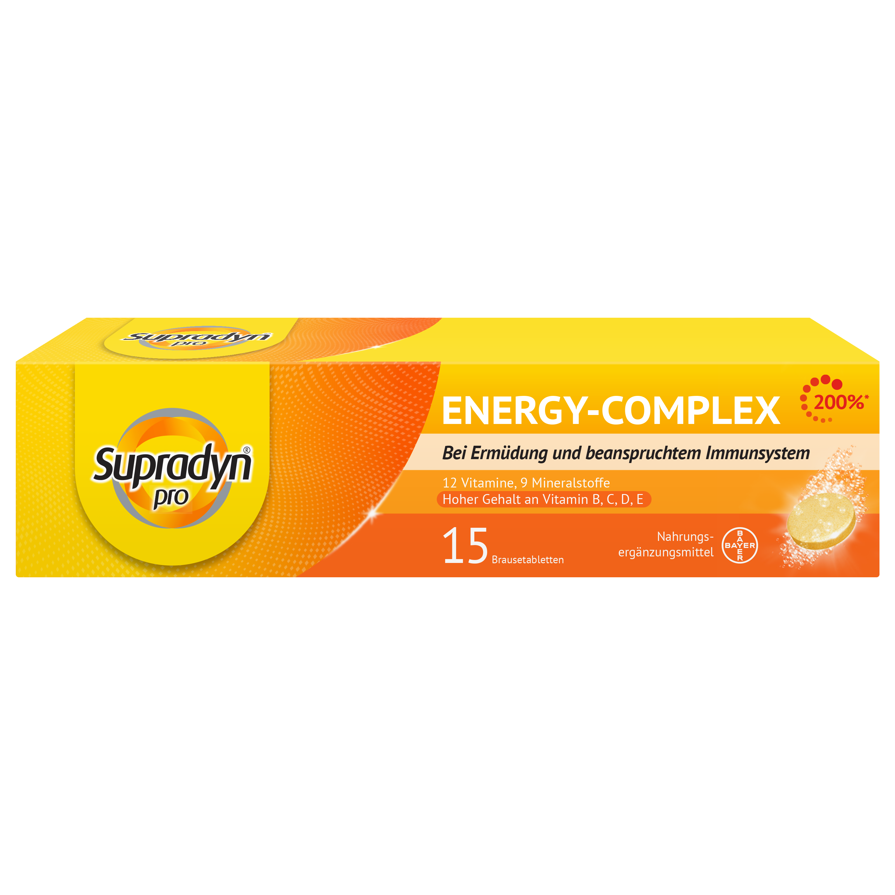 Supradyn pro energy-complex Brausetabl 15 Stk | Nahrungsergänzung | Vitamine & Prävention
