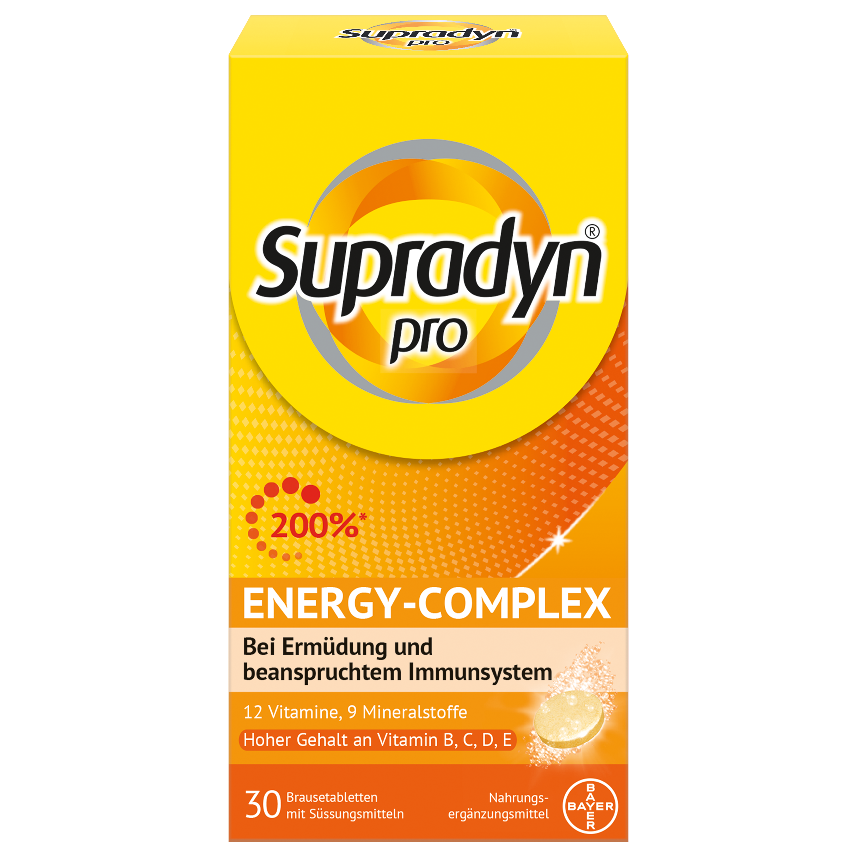 Supradyn pro energy-complex Brausetabl 30 Stk | Nahrungsergänzung | Vitamine & Prävention