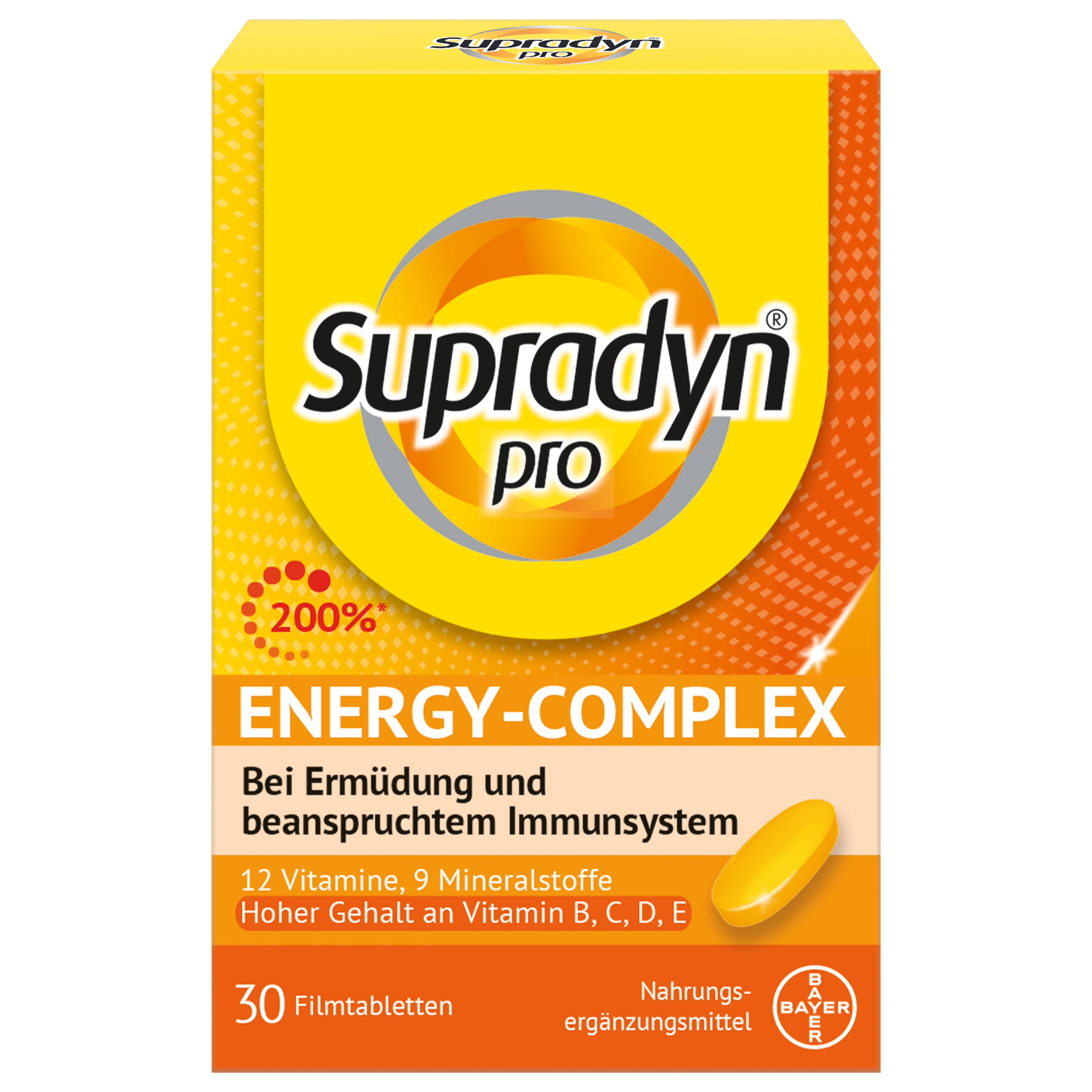 Supradyn pro energy-complex Filmtabl Ds 30 Stk | Nahrungsergänzung | Vitamine & Prävention