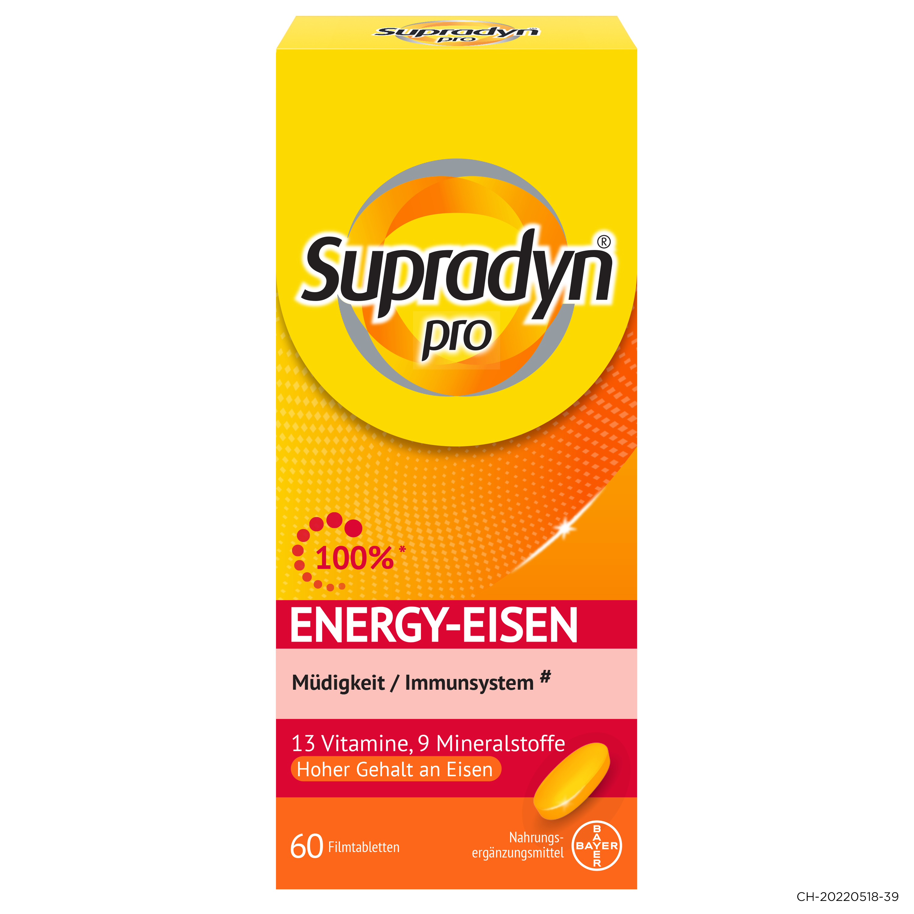 Supradyn PRO energy eisen Filmtabl 60 Stk | Nahrungsergänzung | Vitamine & Prävention