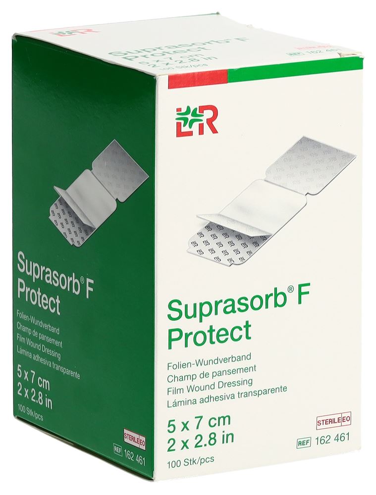 Suprasorb F Protect 5x7cm steril 100 Stk