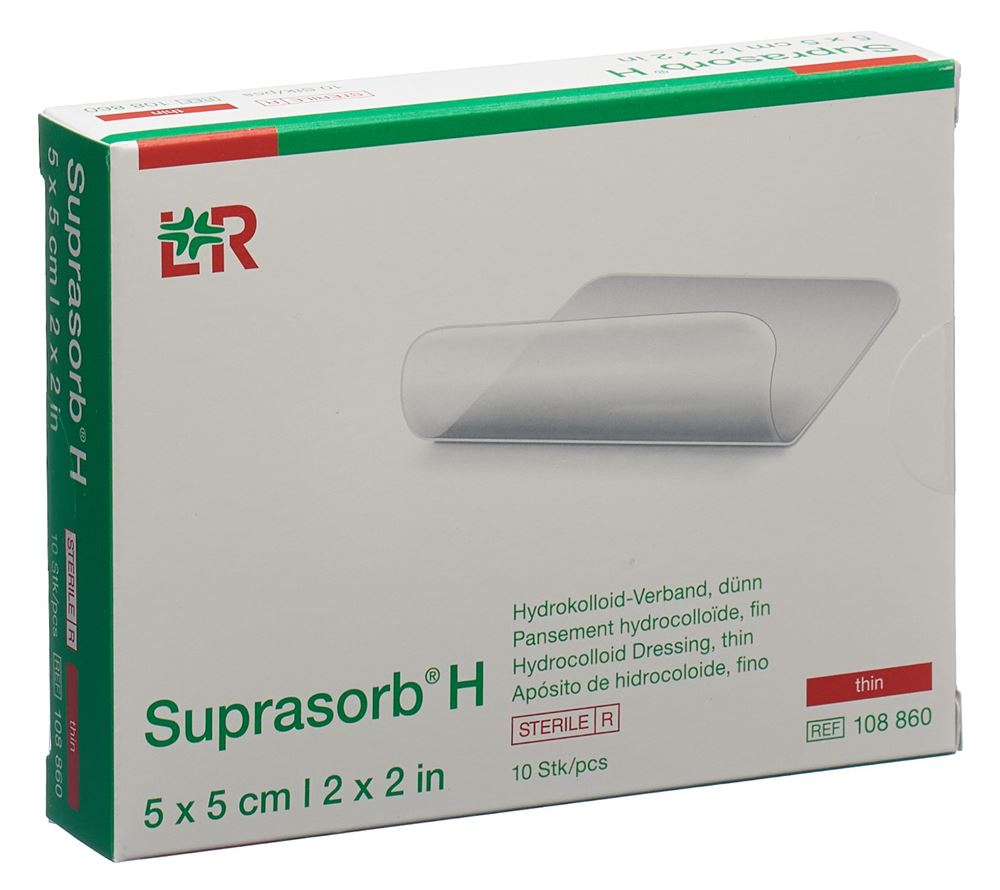 Suprasorb H Sottile 5x5cm 10 pezzi
