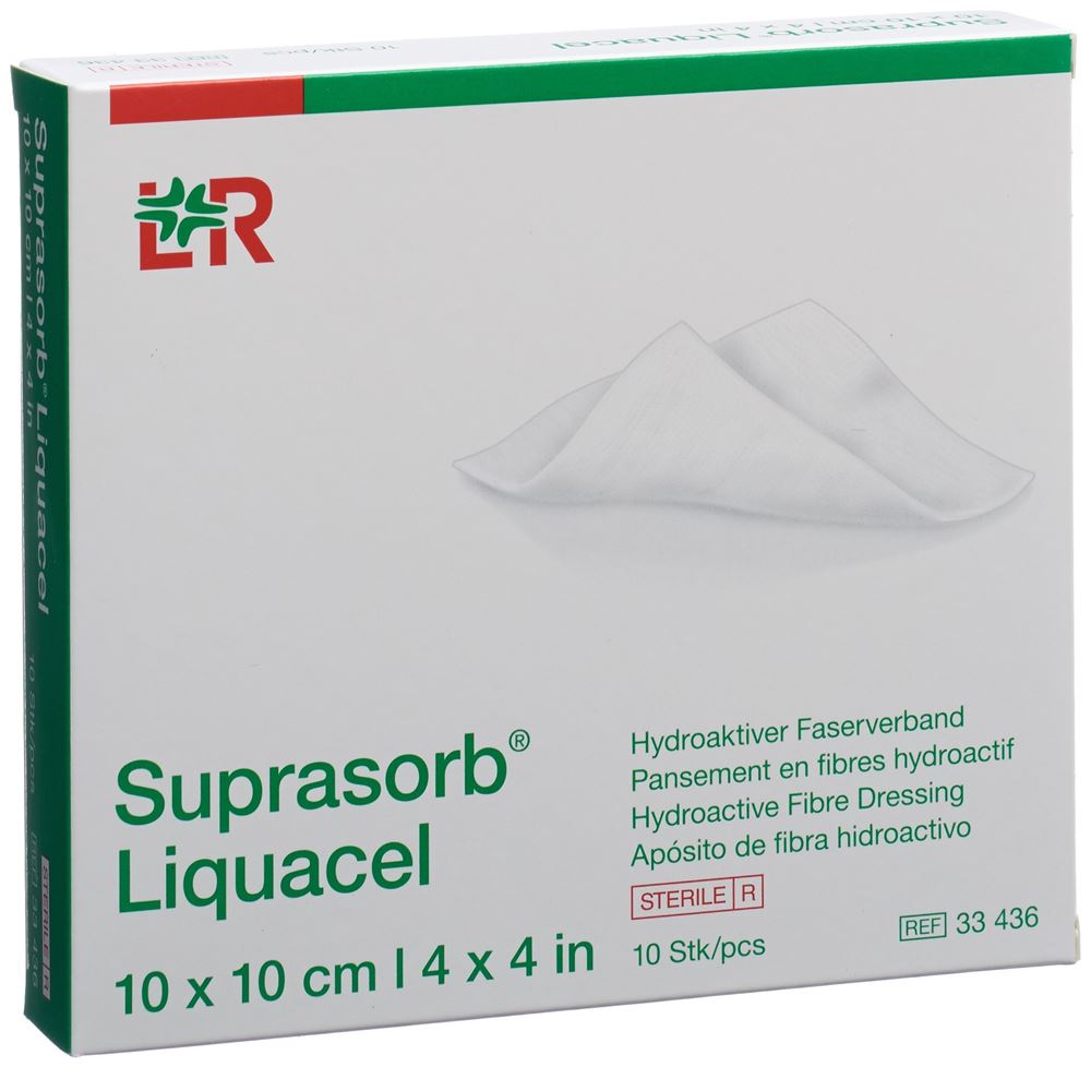 Image of Suprasorb Liquacel 10x10cm 10 Stk