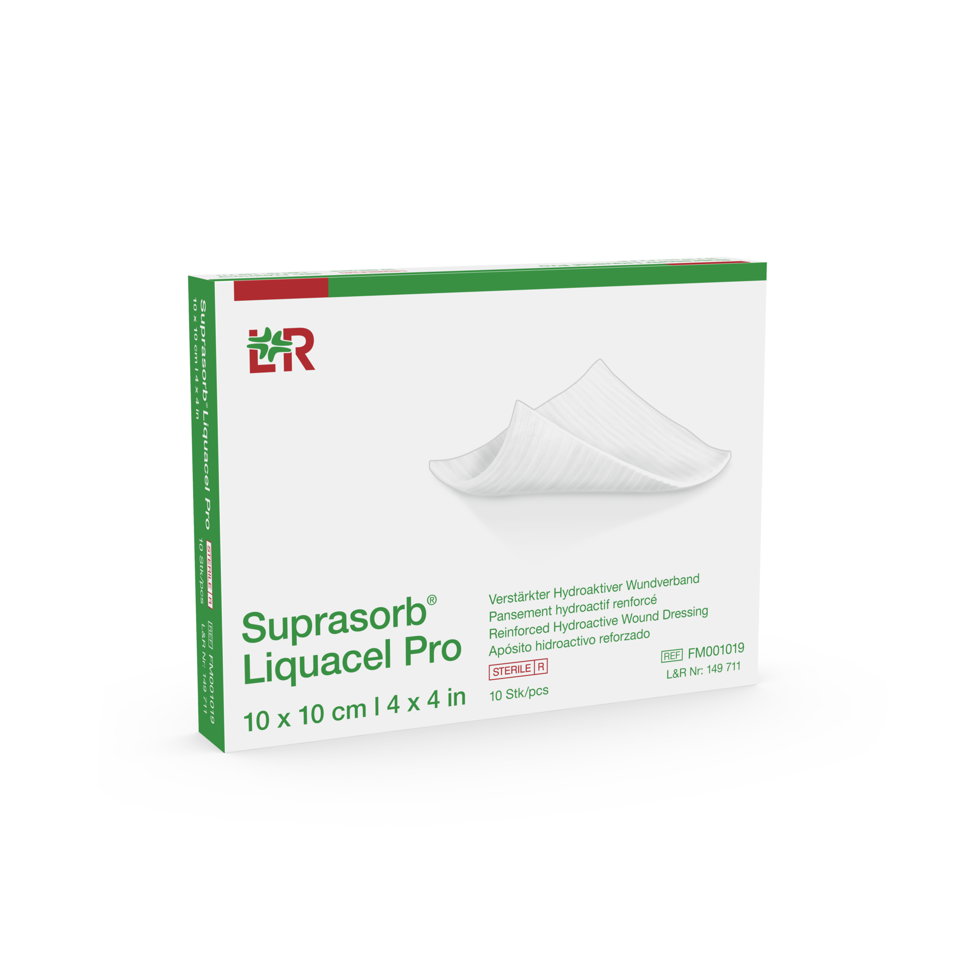 Suprasorb Liquacel Pro 10x10cm 10 Stk