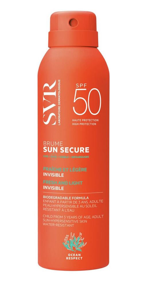 Image of SVR SUN Secure Brume Spf50+ 200 ml