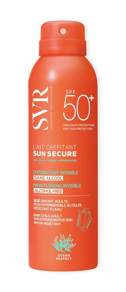 Image of SVR SUN Secure Milch Crépitant Spf50+ 200 ml