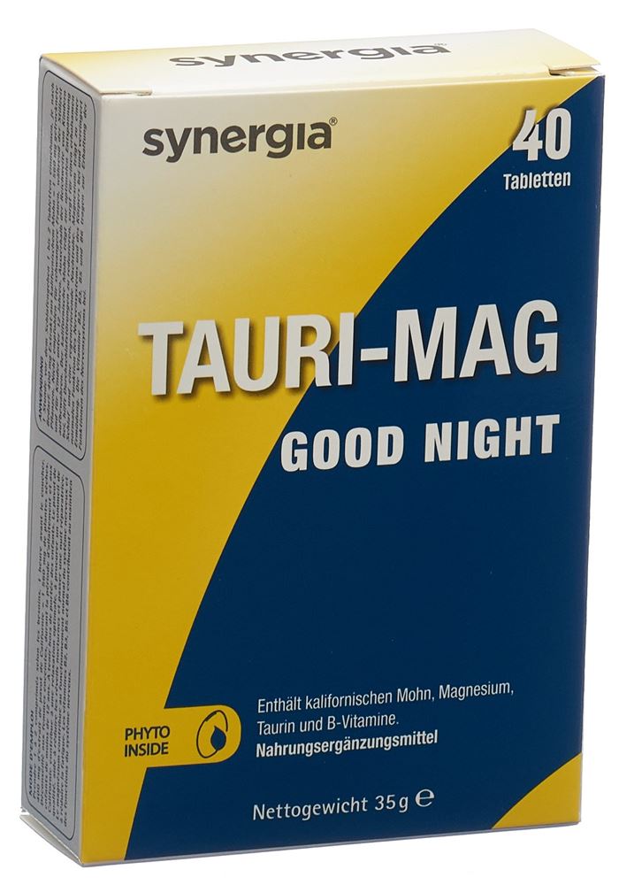Image of Synergia Tauri-Mag Good Night Tabl 40 Stk