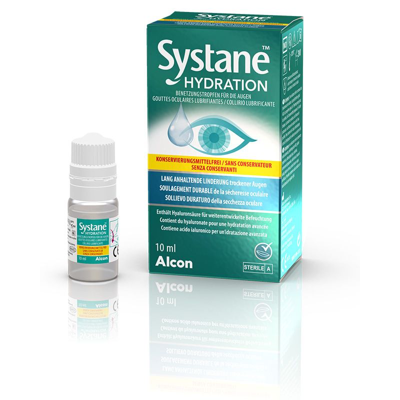 Systane Hydration gouttes oculaires lubrifiantes sans conservateurs fl 10 ml