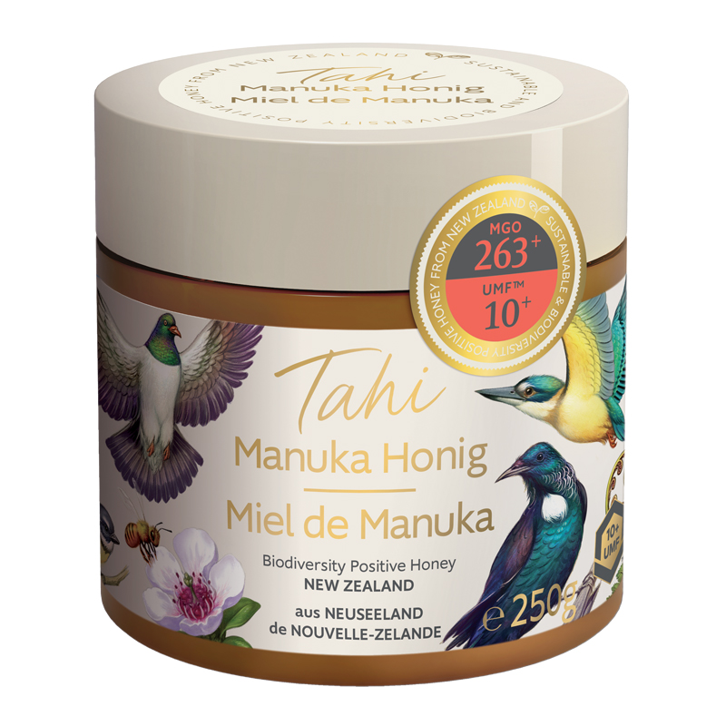 Image of Tahi Manuka Honig UMF 10 + MGO 263 + deutsch/französisch Topf 250 g