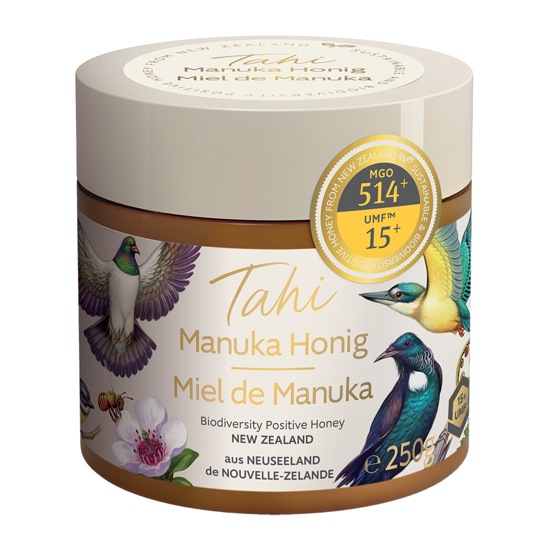 Image of Tahi Manuka Honig UMF 15 + MGO 514 + deutsch/französisch Topf 250 g