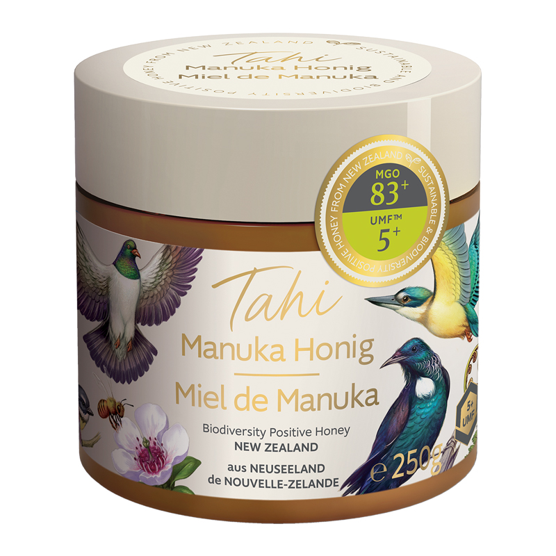 Image of Tahi Manuka Honig UMF 5 + MGO 83 + deutsch/französisch Topf 250 g