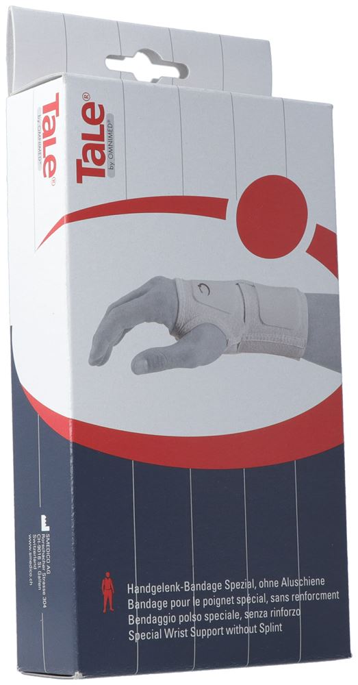 Image of Tale Handgelenk Bandage ohne Schiene 15cm rechts weiss