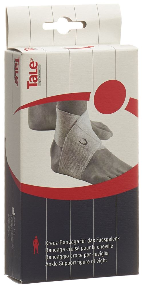 Image of Tale Kreuz Bandage Fussgelenk 7.5cm weiss