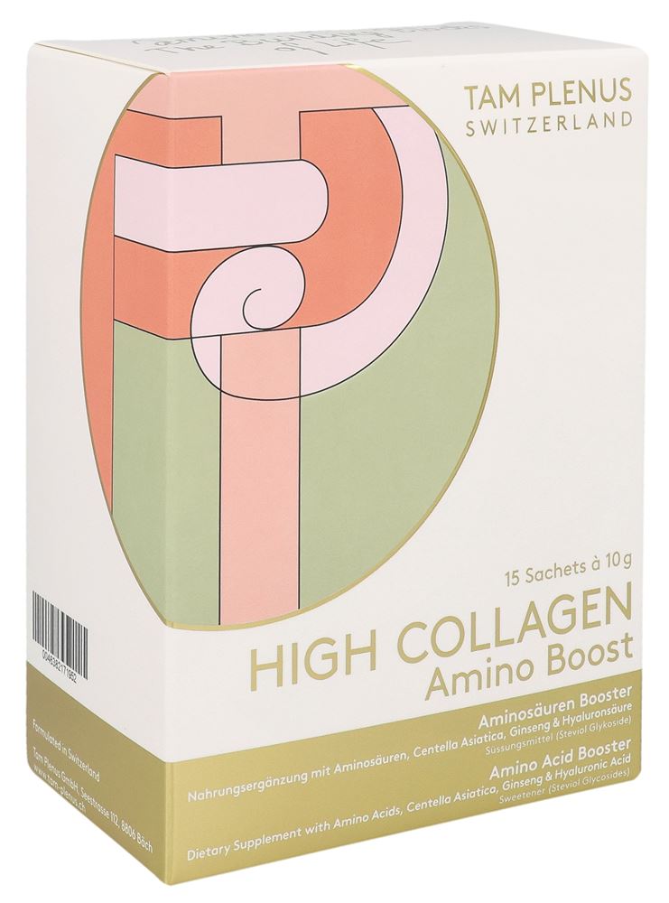 TAM Plenus High Collagen Vegan Boost drink vegetale al collagene bustine 15 pezzi