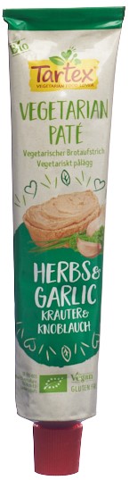 Tartex pâté aux herbes et ail bio 200 g
