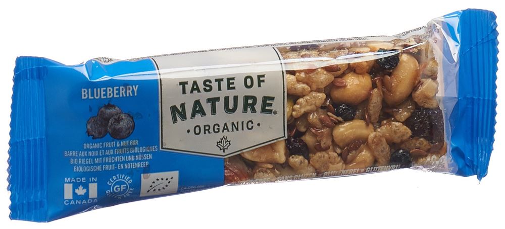 Taste of Nature Riegel Blueberry 40 g
