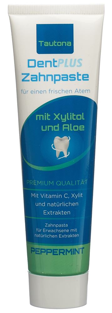 Image of Tautona DentPlus Zahnpaste Peppermint 100 ml