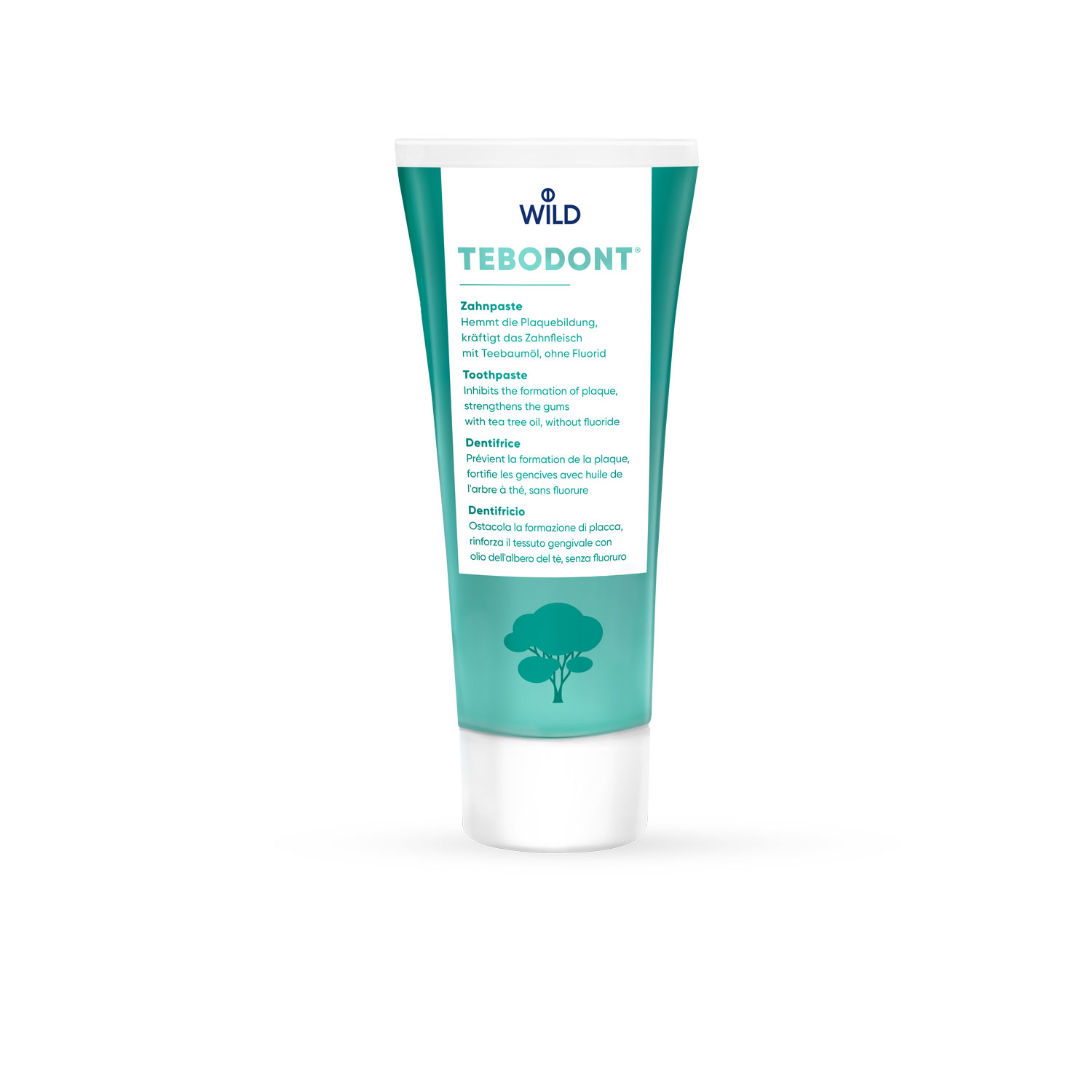 Tebodont Zahnpaste ohne Fluorid 75 ml