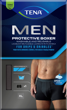 Tena Men Washable Underwear XL schwarz 3 Stk