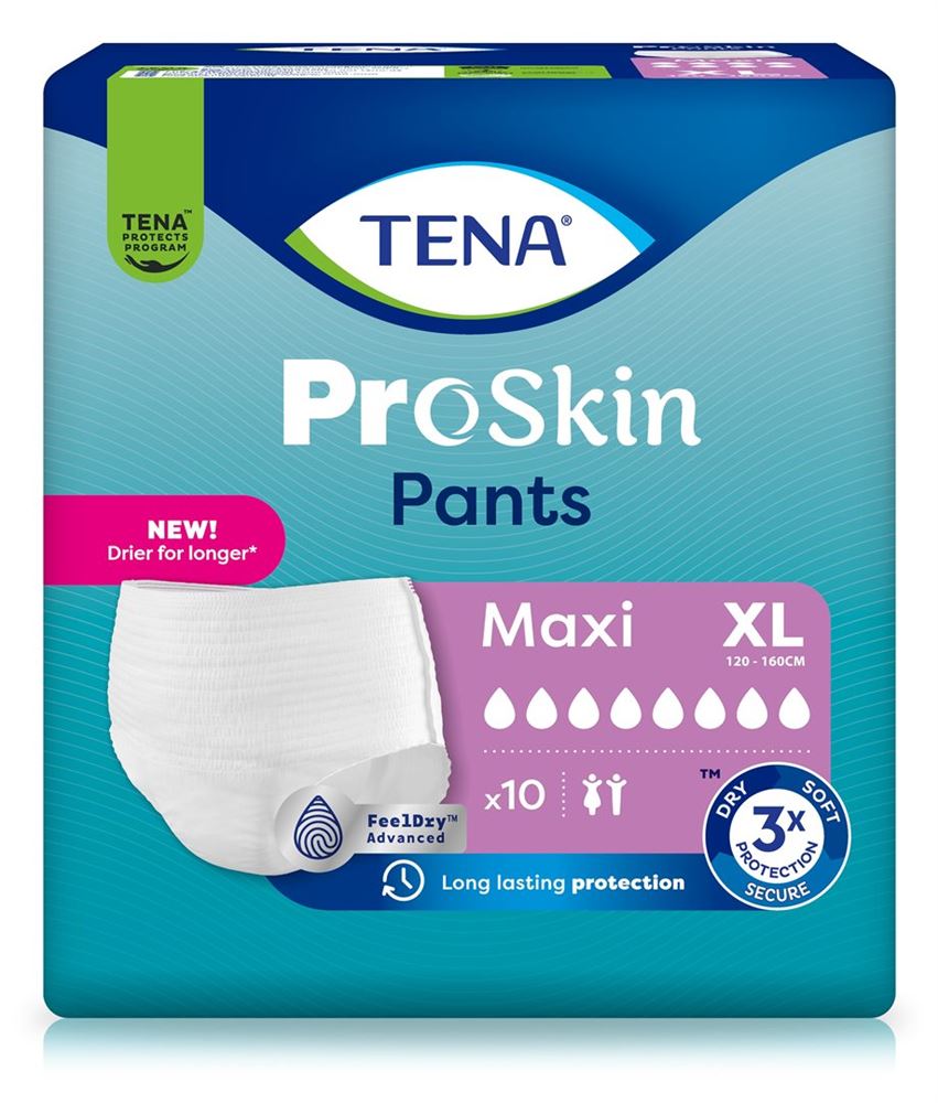 Tena Pants Maxi XL 120-160cm 10 Stk