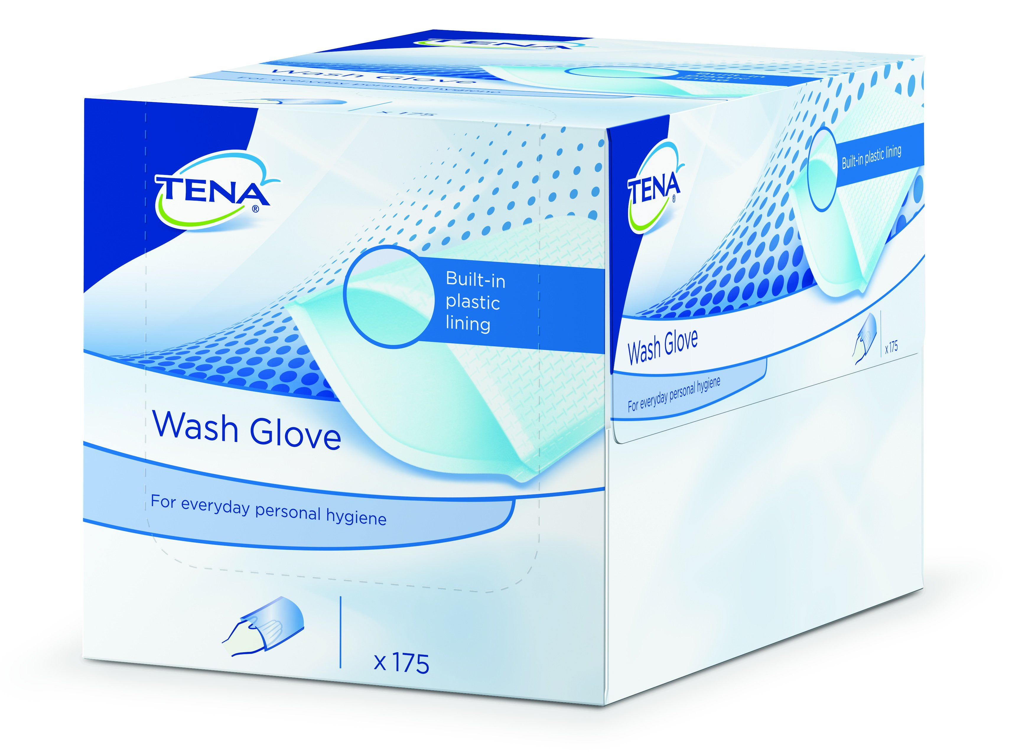 Image of Tena Wash Glove mit Folie 175 Stk