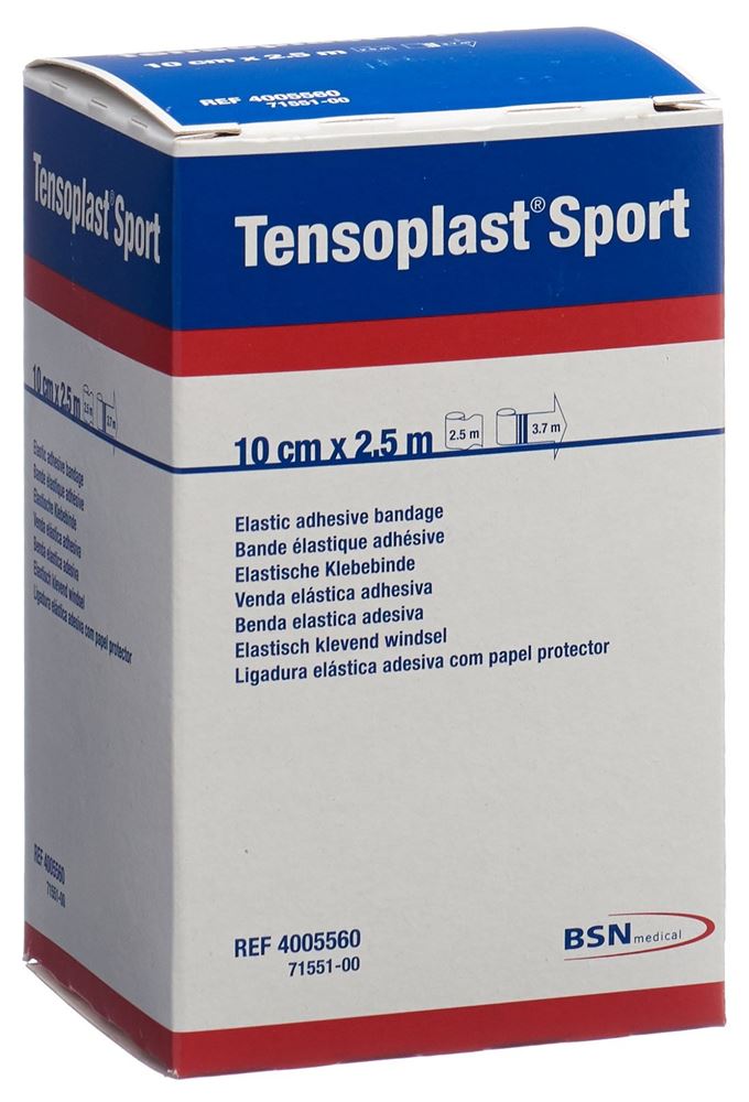 Image of Tensoplast Sport Elastisches Tape 10cmx2.5m