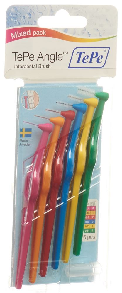 Image of TePe Angle Interdental-Brush assortiert 6 Stk