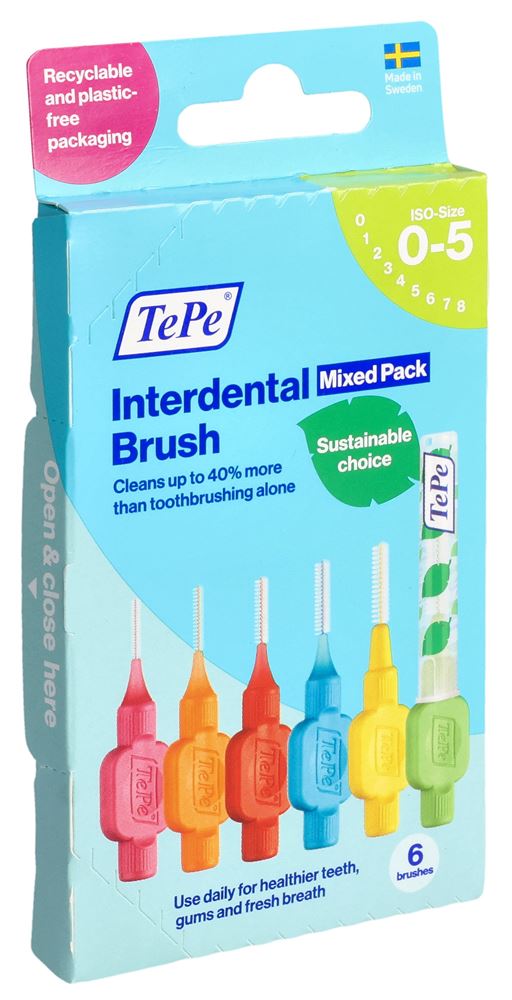 Image of TePe Interdental Brush assortiert 6 Stück