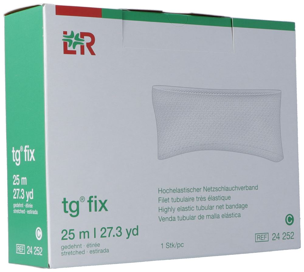 tg fix rete tubolare molto elastica 25m C per estremità grandi (piccola testa/braccio/gamba)