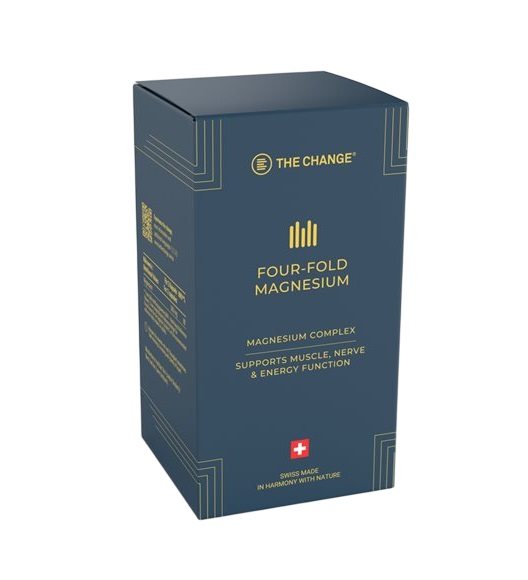 THE Change Four-Fold Magnesium Kaps Glas 60 Stk