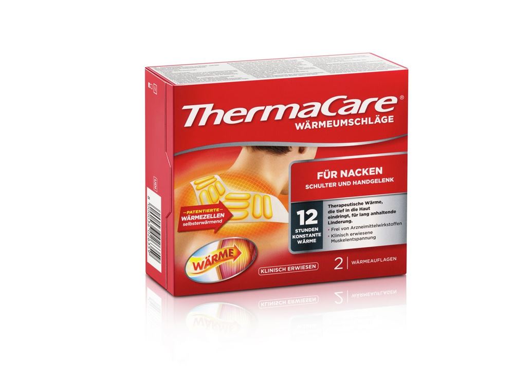 ThermaCare Nacken Schulter Arm Patch 2 Stück | Wärmeauflagen | Muskel- und Gelenkschmerzen