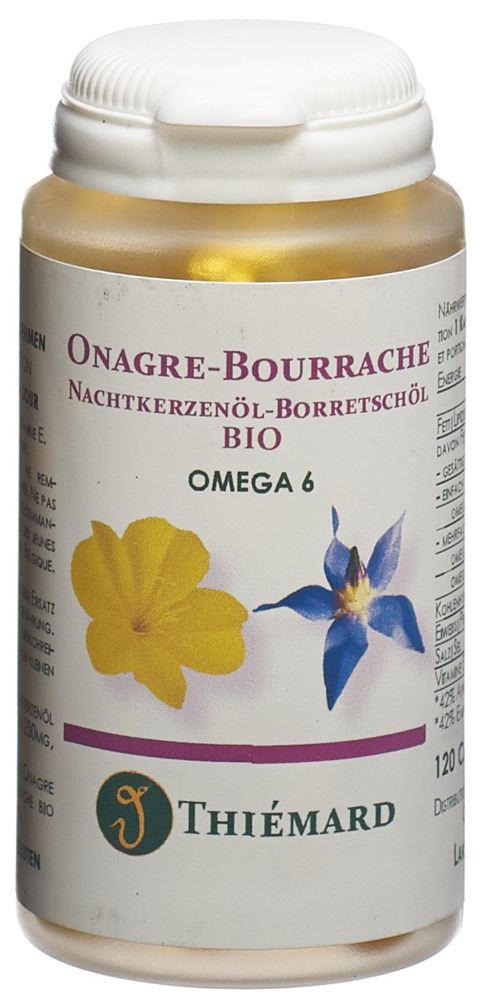 Image of Thiémard Nachtkerze-Borretsch Öl Kaps 500 mg Bio 120 Stk