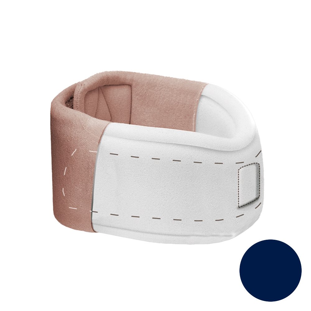 Thuasne Cervi-Med forte Cervicalstütze 14cm GrM marineblau