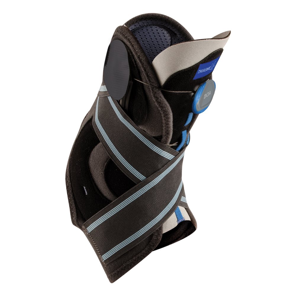 Image of Thuasne Sprunggelenkorthese Malleo Dynastab Boa Gr2 grau/hellblau