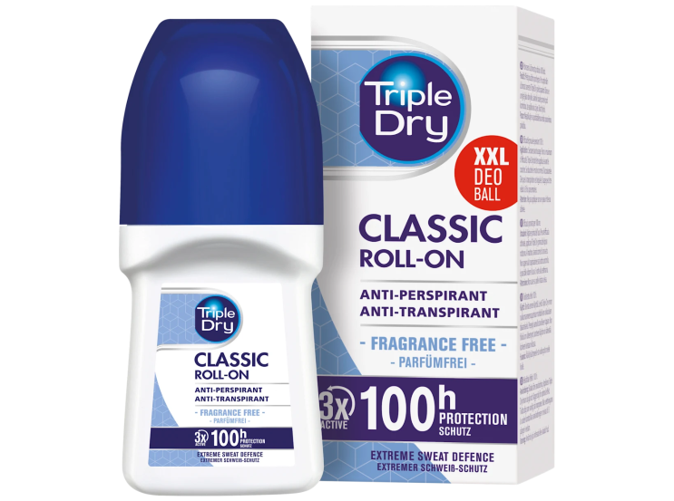 Triple Dry Antitranspirant Roll-on 50 ml