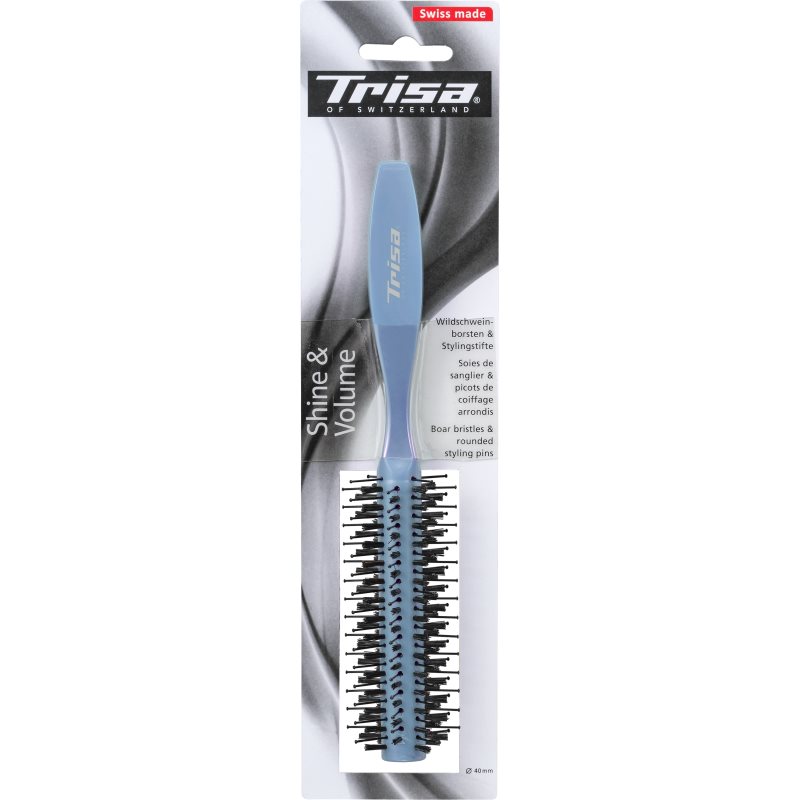 Trisa Basic brosse à cheveux ronde Styling medium mixte