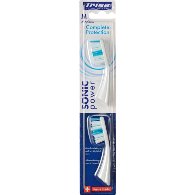 Trisa SonicPower Ersatzset Complete Protection medium
