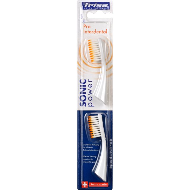 Trisa SonicPower Ersatzset Pro Interdent soft