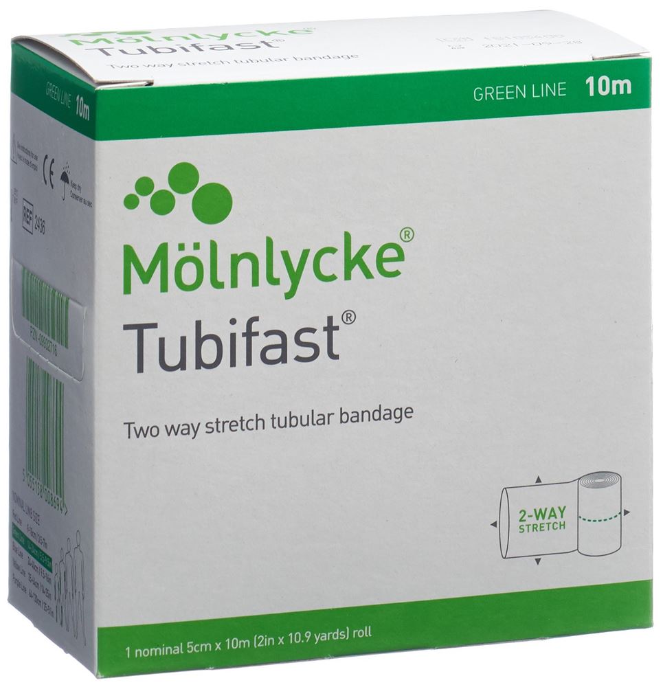 Image of Tubifast Schlauchbandage 5cmx10m grün
