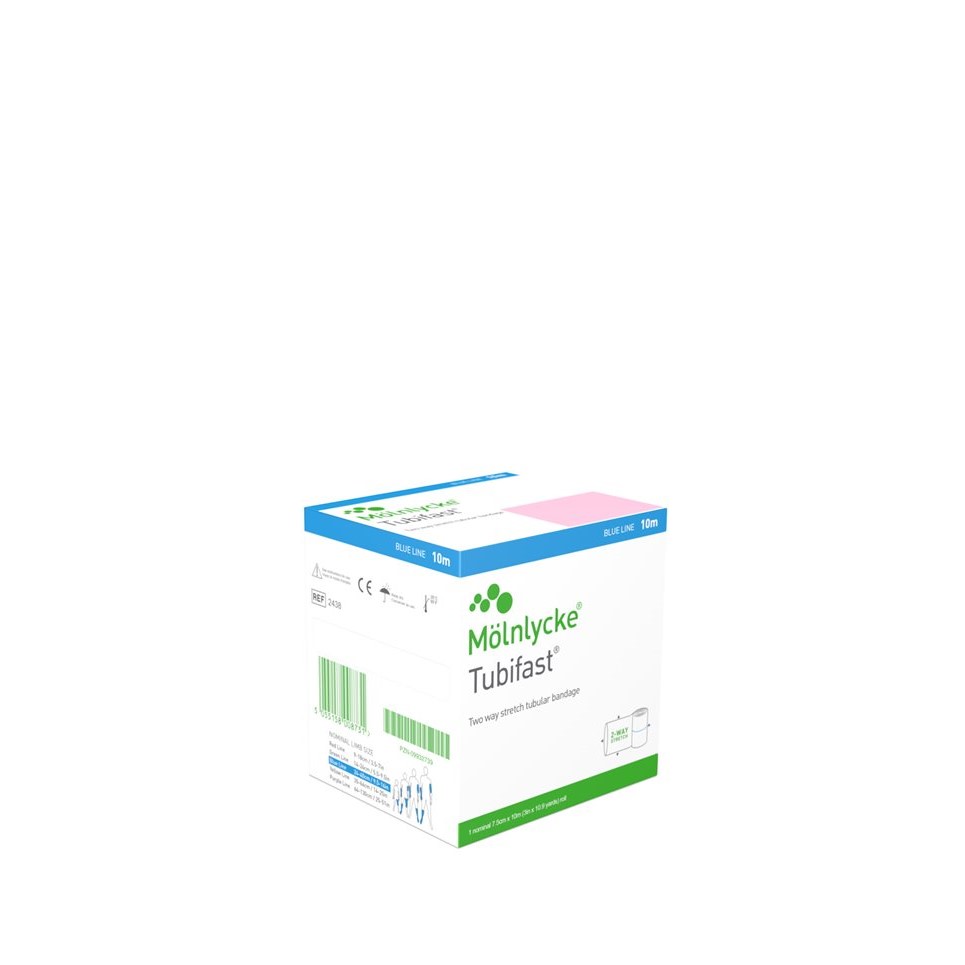 Tubifast Schlauchbandage 7.5cmx10m blau Box