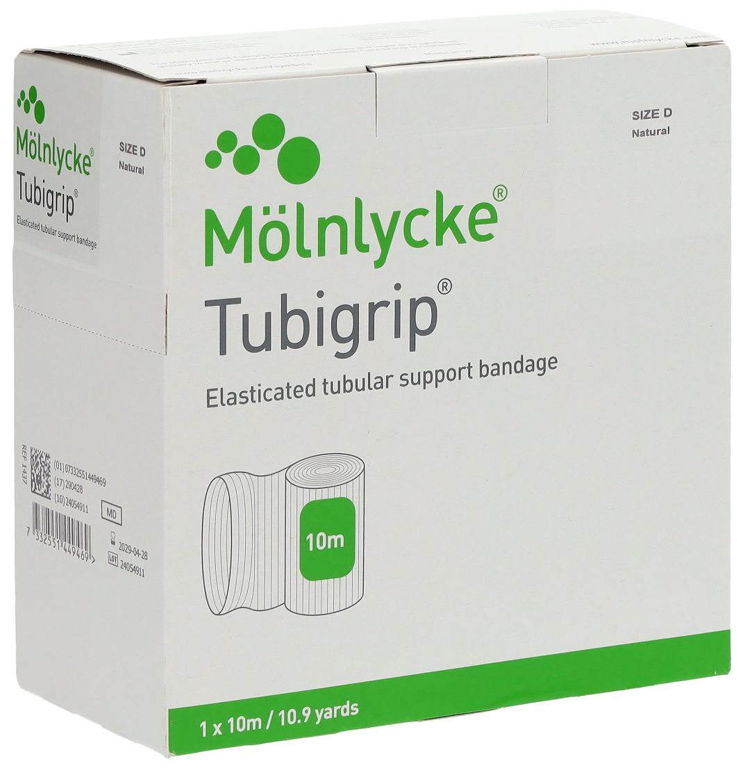 Tubigrip bandage tubulaire D 10mx7.50cm nature box