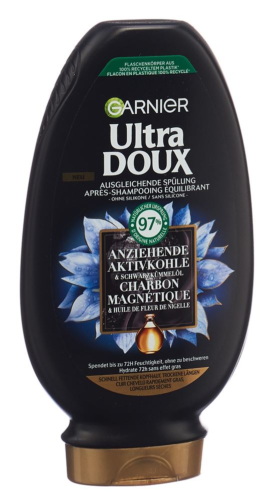 Ultra Doux Conditioner Charcoal Fl 250 ml