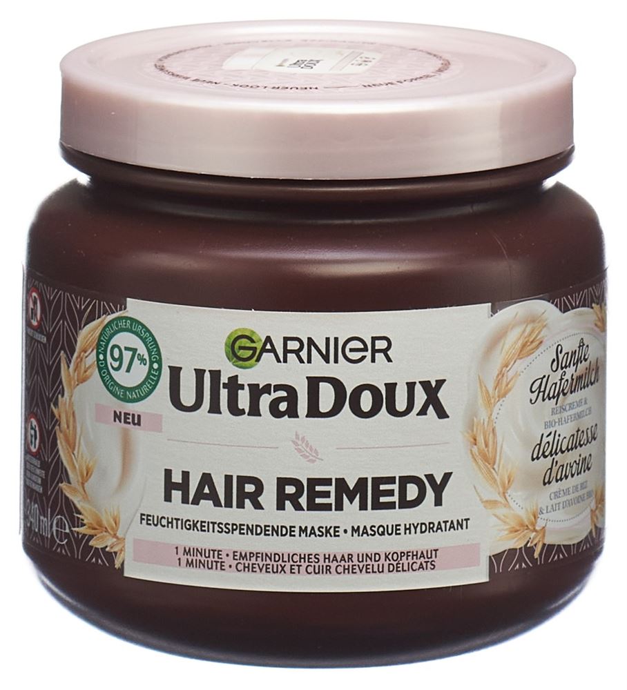 Ultra Doux hair remedy masque délicatesse d'avoine pot 340 ml