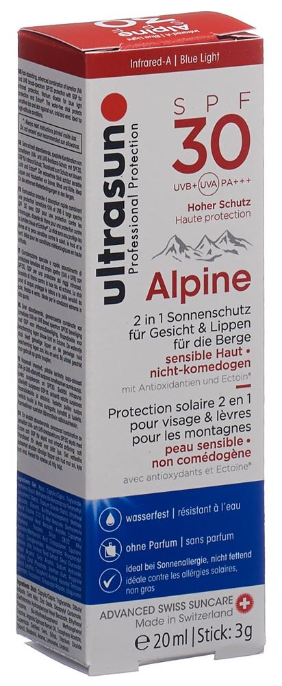 Ultrasun Alpine SPF 30 (20ml + 3g)