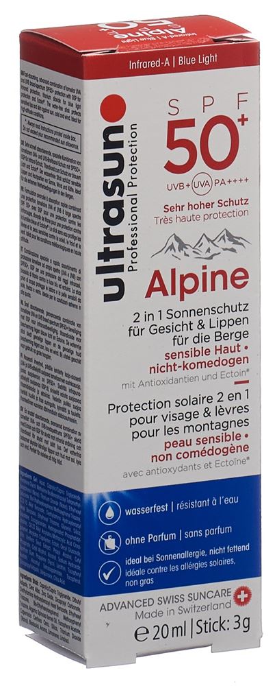 Ultrasun Alpine SPF 50+ (20ml + 3g)