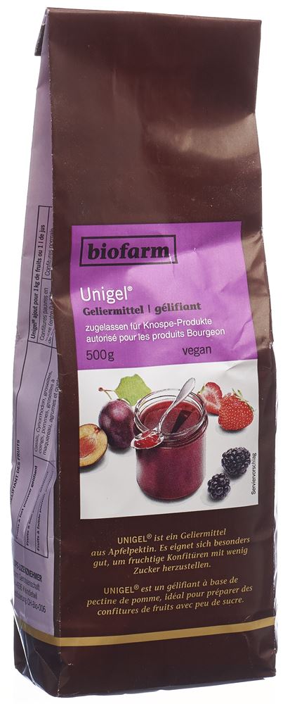 Unigel Geliermittel zugelassen für Knospe-Produkte 500 g