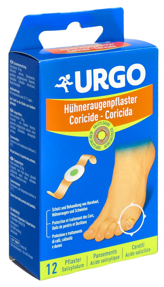 Urgo Pansements Coricide l'acide salicylique 12 pce